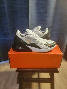 Nike Air Max 270 White Black Gold